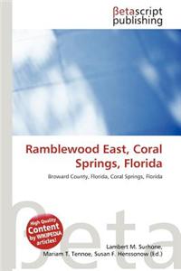 Ramblewood East, Coral Springs, Florida