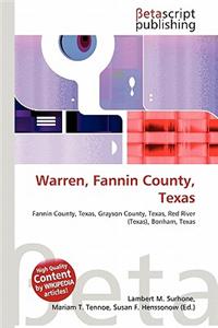 Warren, Fannin County, Texas