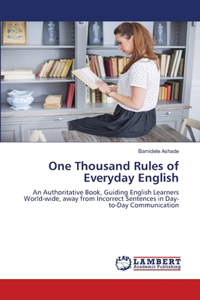 One Thousand Rules of Everyday English