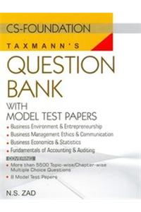 QUESTION BANK WITH MODEL TEST PAPER (CS-FOUNDATION)