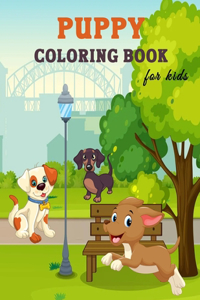 Puppy Coloring Book for Kids