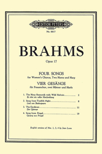 4 Songs for Women's Chorus Op. 17