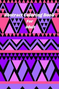 Abstract Coloring Book For Adult