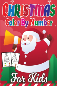 Christmas Color By Number For Kids