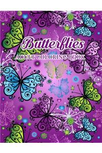 Butterflies Adult coloring book who loves to art