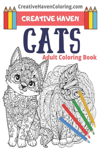 Creative Haven Cats Coloring Book