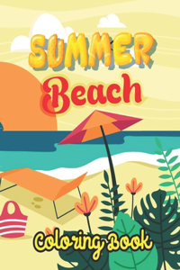 Summer Beach Coloring Book