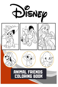 Disney animal friends coloring book