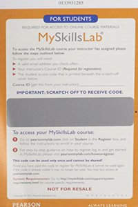 Mylab Reading & Writing Skills Without Pearson Etext -- Glue in Access Card