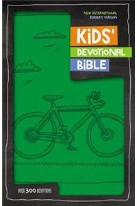 Nirv, Kids' Devotional Bible, Leathersoft, Green