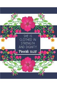 She is Clothed in Strength and Dignity Proverbs 31