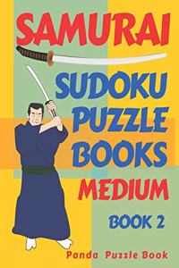 Samurai Sudoku Puzzle Books - Medium - Book 2
