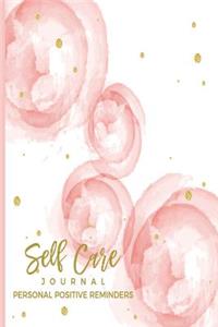 Self Care Journal Personal Positive Reminders