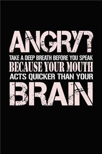 Angry? Take A Deep Breath Before You Speak