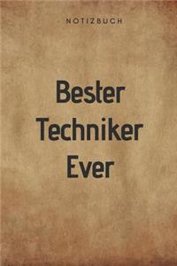 Bester Techniker Ever Notizbuch