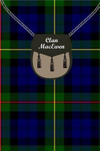 Clan MacEwen Tartan Journal/Notebook