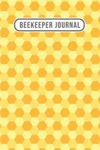 Beekeeper Journal: Bee Notebook 120 Lined Pages (6" x 9")