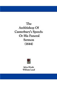 The Archbishop Of Canterbury's Speech