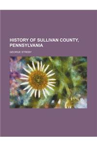 History of Sullivan County, Pennsylvania