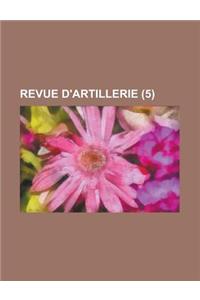 Revue D'Artillerie (5 )