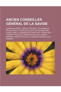 Ancien Conseiller General de La Savoie