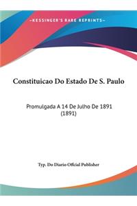 Constituicao Do Estado de S. Paulo