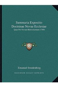 Summaria Expositio Doctrinae Novae Ecclesiae