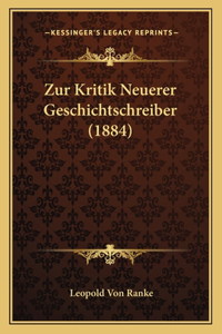 Zur Kritik Neuerer Geschichtschreiber (1884)