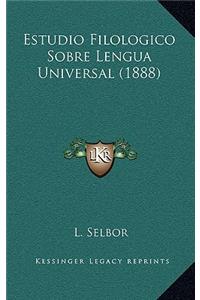 Estudio Filologico Sobre Lengua Universal (1888)