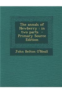 The Annals of Newberry