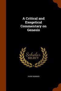 Critical and Exegetical Commentary on Genesis