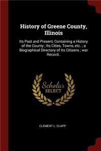 History of Greene County, Illinois