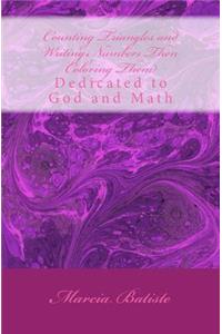 Counting Triangles and Writing Numbers Then Coloring Them