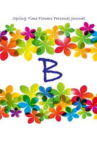 Spring Time Flowers Personal Journal - B