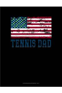 Tennis Dad American Flag