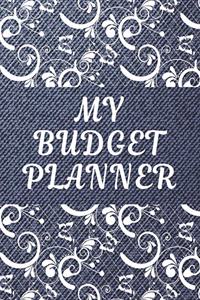 My Budget Planner: Denim and Lace Financial Planner Organizer Gift - Beginners - Envelope System - Monthly Savings - Upcoming Expenses - Minimalist Living