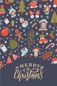 Merry Christmas journal Notebook