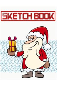 Sketch Book For Drawing Christmas Gift Debt