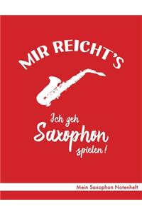 Mein Saxophon Notenheft