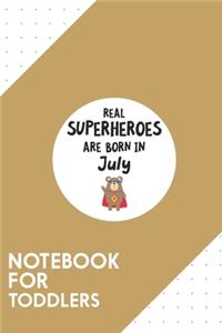 Notebook for Toddlers