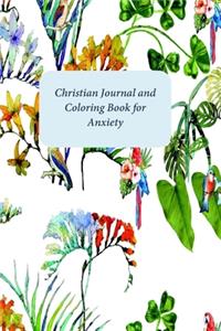 Christian Journal and Coloring Book for Anxiety