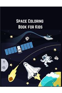 Space Coloring Book for Kids