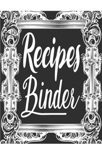 Recipes Binder