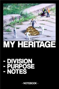 My Heritage - Division - Purpose - Notes