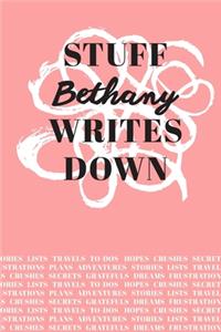 Stuff Bethany Writes Down