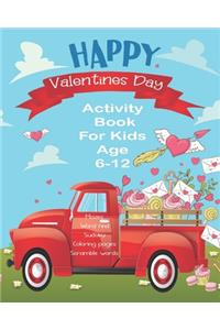 Happy Valentines Day Activity Book For Kids