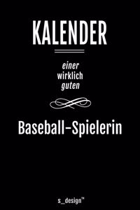 Kalender für Baseball-Spieler / Baseball-Spielerin