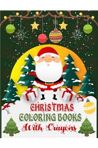Christmas Coloring Books With Crayons
