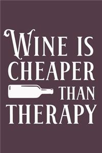Wine Is Cheaper Than Therapy