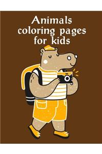 Animals coloring pages for kids